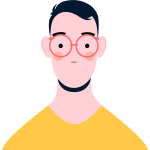 Male Neutral Facial Expression Free Illustration