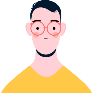 Male Neutral Facial Expression Free Illustration