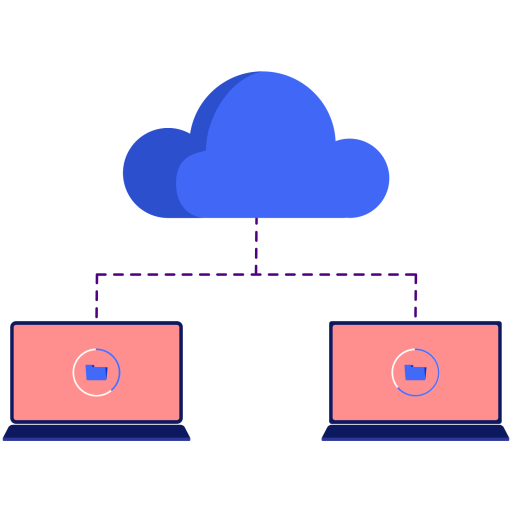 Cloud Storage Computing Free Illustration
